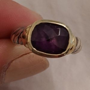 Genuine David Yurman Amethyst Ring, Sz. 6